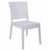 PACK DE 4 Uds de Silla LIDO, apilable, polipropileno blanco