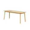 Mesa TRANSILVANIA, madera natural, 180 x 75 cms