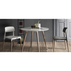 PACK DE 6 Uds de Silla CROSCAT (SU), madera, polipropileno gris oscuro