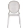 PACK DE 6 Uds de Silla CIBELES, apilable, polipropileno blanco