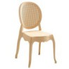 PACK DE 6 Uds de Silla CIBELES, apilable, polipropileno blanco