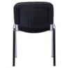 PACK DE 6 Uds de Silla NIZA NEW AM, chasis cromado, tejido A1, color negro*