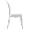 PACK DE 6 Uds de Silla CIBELES, apilable, polipropileno blanco