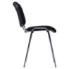 PACK DE 6 Uds de Silla NIZA NEW AM, chasis cromado, tejido A1, color negro*