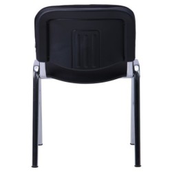 PACK DE 6 Uds de Silla NIZA NEW AM, chasis cromado, tejido A1, color negro*