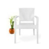 PACK DE 4 Uds de Sillón LIDO, apilable, polipropileno blanco