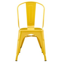 PACK DE 5 Uds de Silla TOL EK LIMITED, acero, amarilla