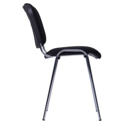 PACK DE 6 Uds de Silla NIZA NEW AM, chasis cromado, tejido A1, color negro*