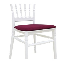 PACK DE 4 Uds de Silla CHIAVARI NEW, apilable, polipropileno blanco